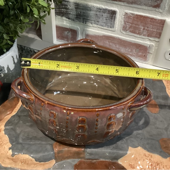 Beautiful, Large & Like New Ceramic Crafted Candle Holder - Planter - Very Nice - Picture 11 of 12